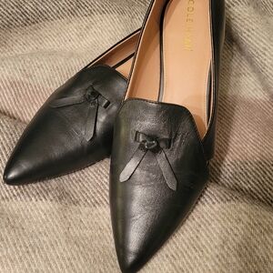 Cole Haan Women's Black Leather Flats